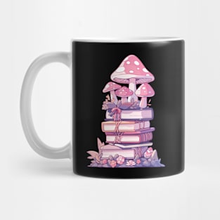 Books with Mushrooms Mug